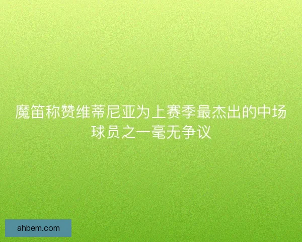 魔笛称赞维蒂尼亚为上赛季最杰出的中场球员之一毫无争议